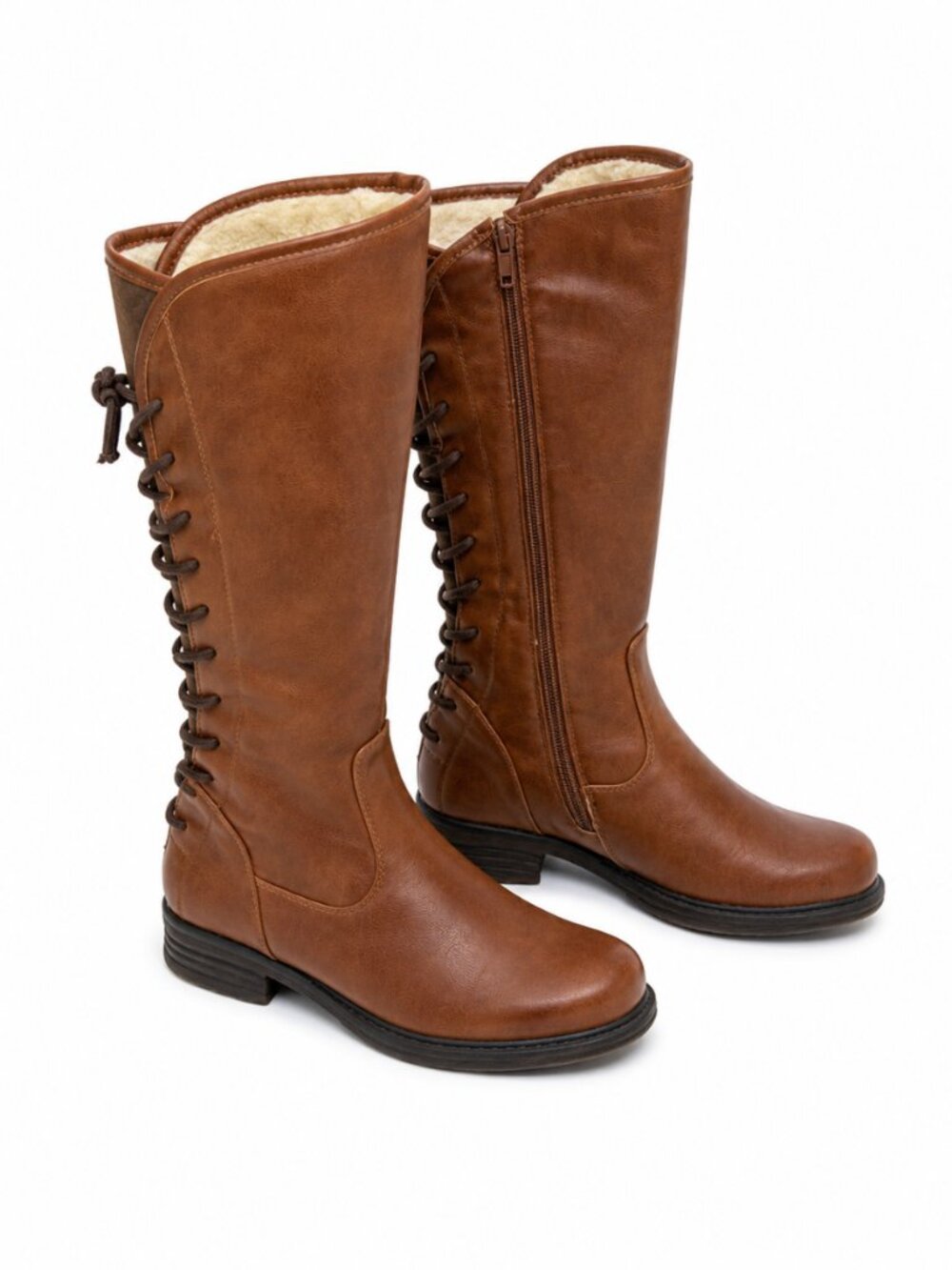 Taxi Brown Waterproof Knee High Winter Boots Size 38